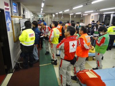 東日本大震災での活動の様子