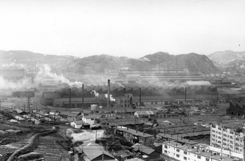 日本製鋼所と社宅街1