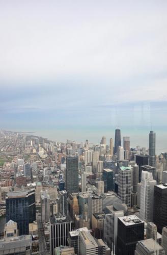 ウィリスタワーからのシカゴの眺め