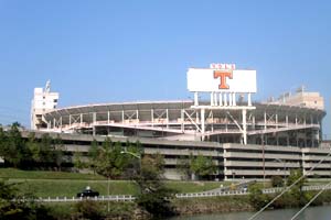 ノックスビルのテネシー大学フットボール球場の写真
